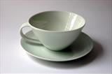 teacup and saucer by Daniel Smith, Ceramics, porcelain